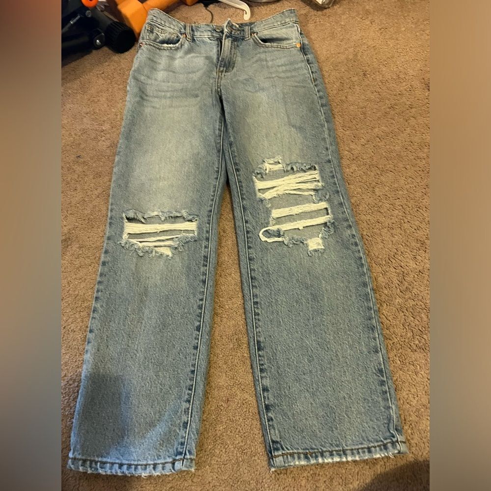 NWT Sneak Peek high rise straight leg jeans 25